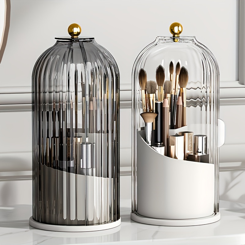 Luxury Skincare And Makeup Brands - 360° Rotating Makeup Brush Holder with