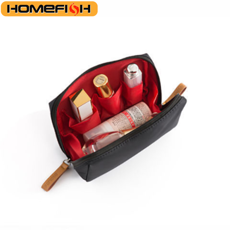 Luxury Skincare Women - HOMEFISH Women Cosmetic Bag Solid Color