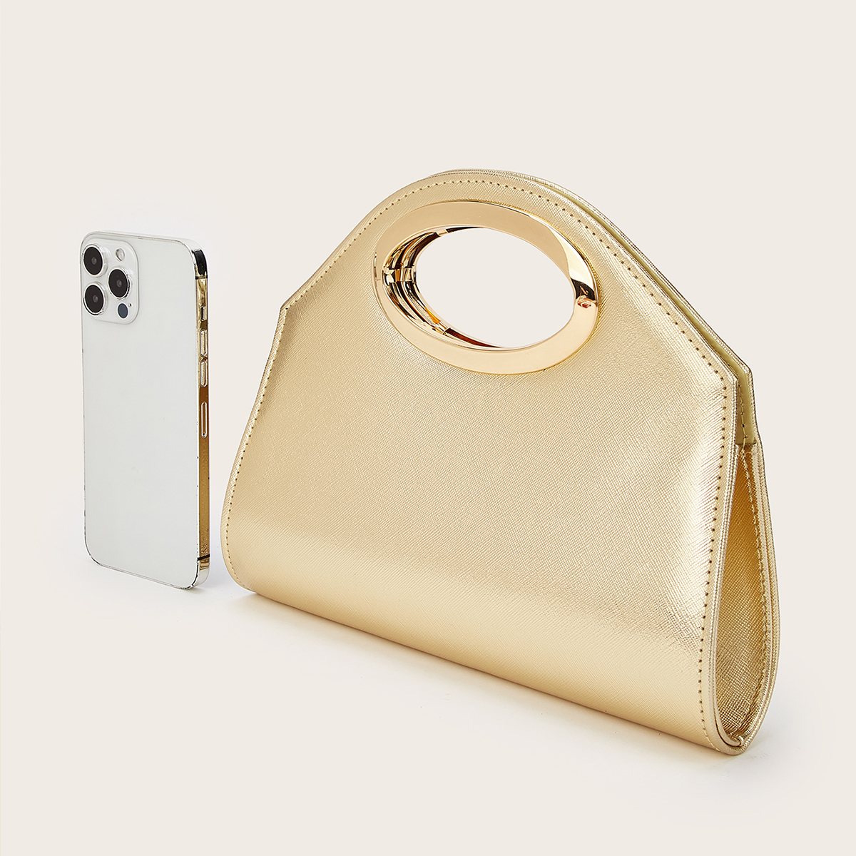 Women's Evening Bag, Gold Colo - Luxury Skincare Products recensione e prezzo