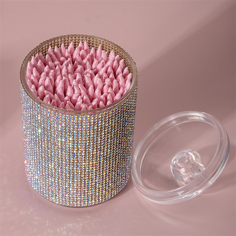 Luxury Diamond Cotton Swab Sto - Luxury Skincare Containers recensione e prezzo