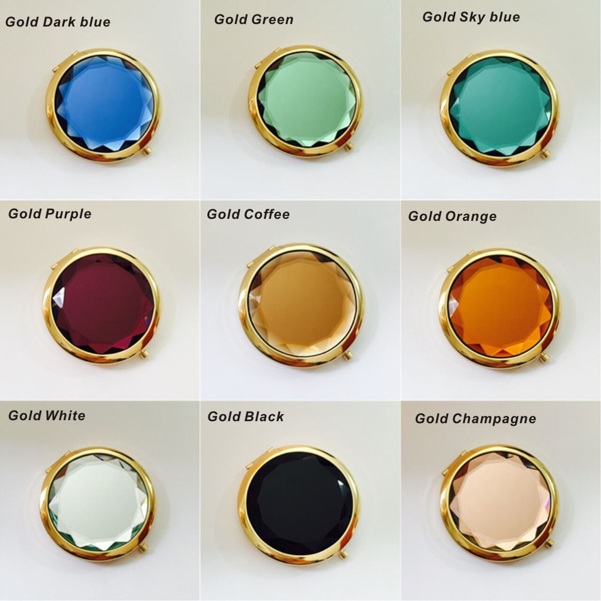 1Pc Luxury Crystal Makeup Mirr - Luxury Skincare Products recensione e prezzo