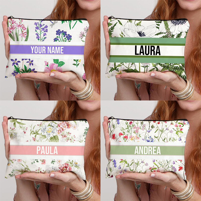 Custom Makeup Bag Trendy Canva - Luxury Skincare And Makeup Brands recensione e prezzo