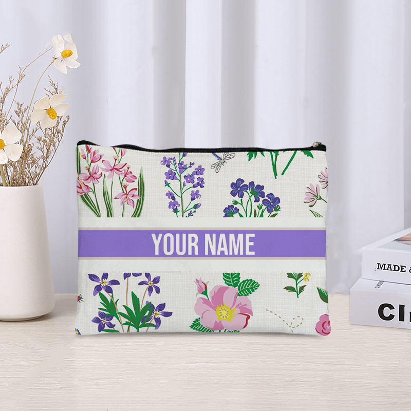 Custom Makeup Bag Trendy Canva - Luxury Skincare And Makeup Brands recensione e prezzo