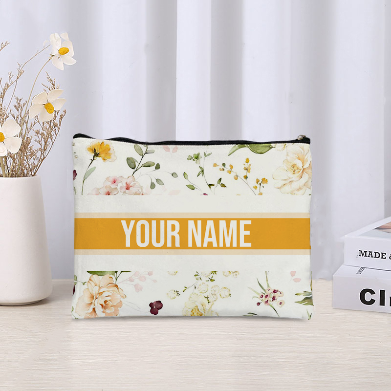 Custom Makeup Bag Trendy Canva - Luxury Skincare And Makeup Brands recensione e prezzo