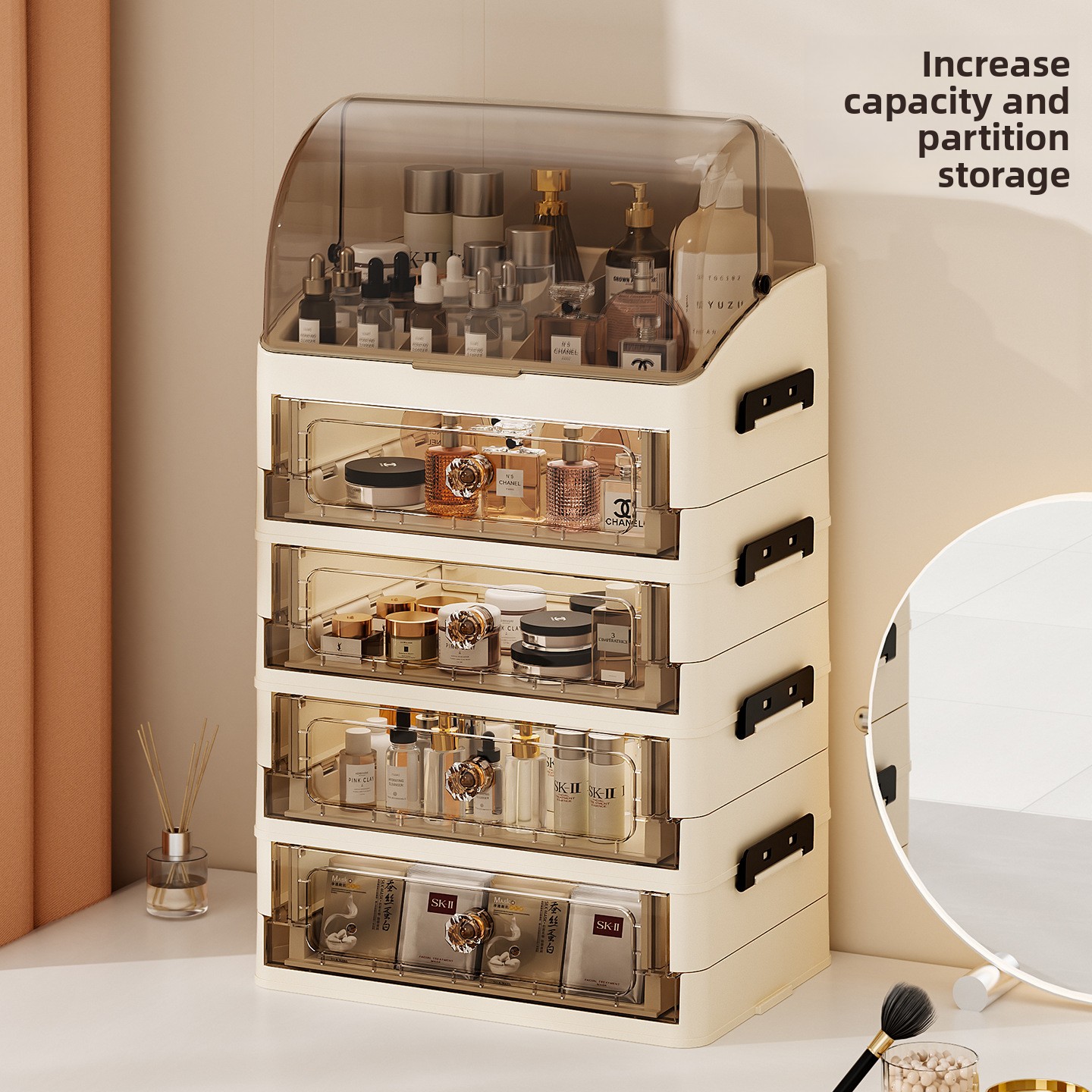 Luxury covered cosmetics stora - Luxury Skincare Containers recensione e prezzo