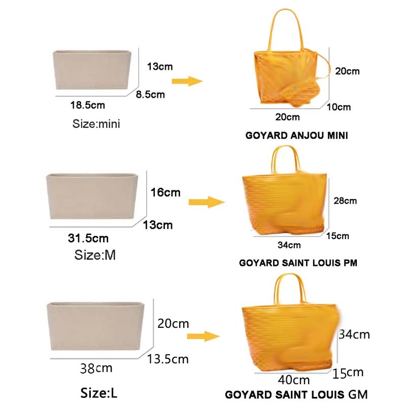 Felt Insert Bag Cosmetic Organ - Luxury Skincare Women recensione e prezzo