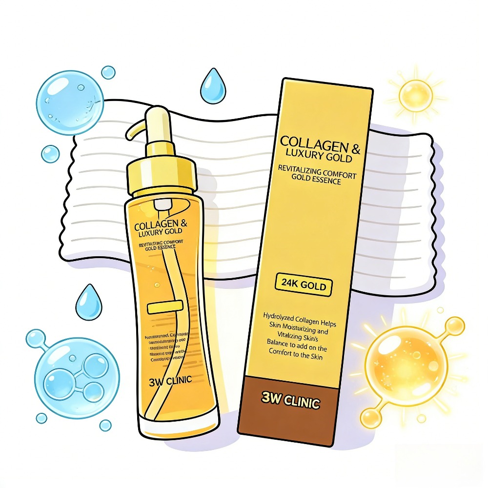 3WCLINIC Collagen & Luxury Gol - Luxury Skincare In Korea recensione e prezzo